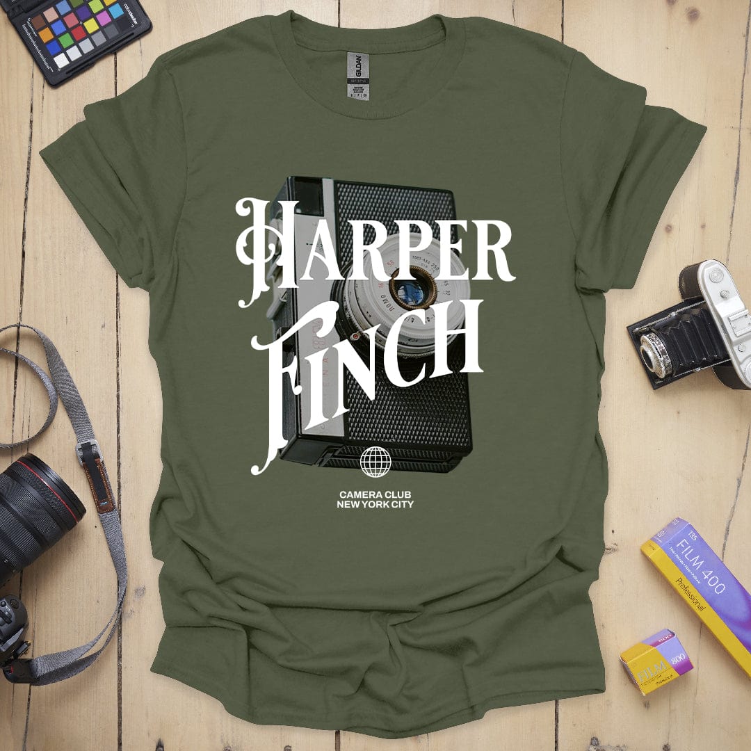 T-Shirt With HF Camera Club Design