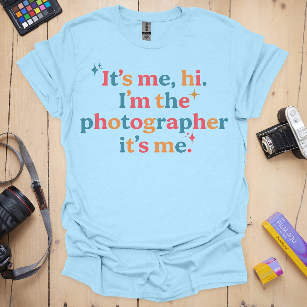 T-Shirt With Colorful, Playful On-Set Style