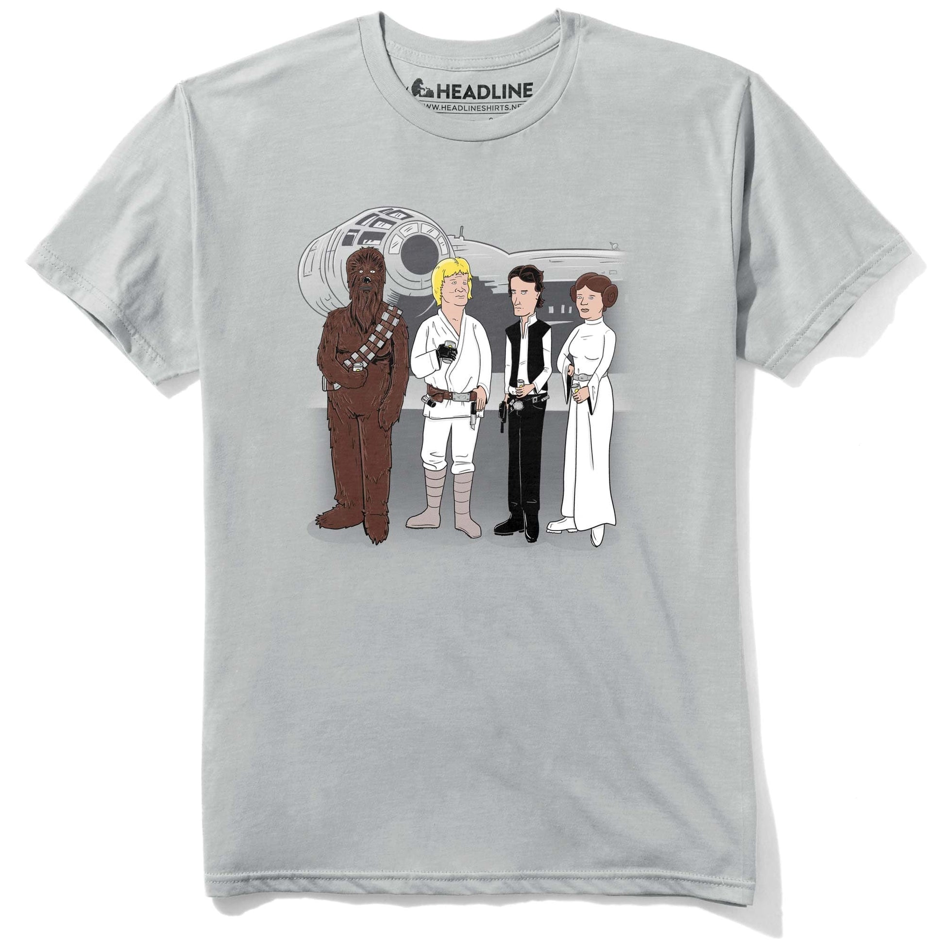 Men's King Of The Galaxy Designer Graphic T-Shirt | Cool Parody Star Wars Movie Tee | Solid Threads
