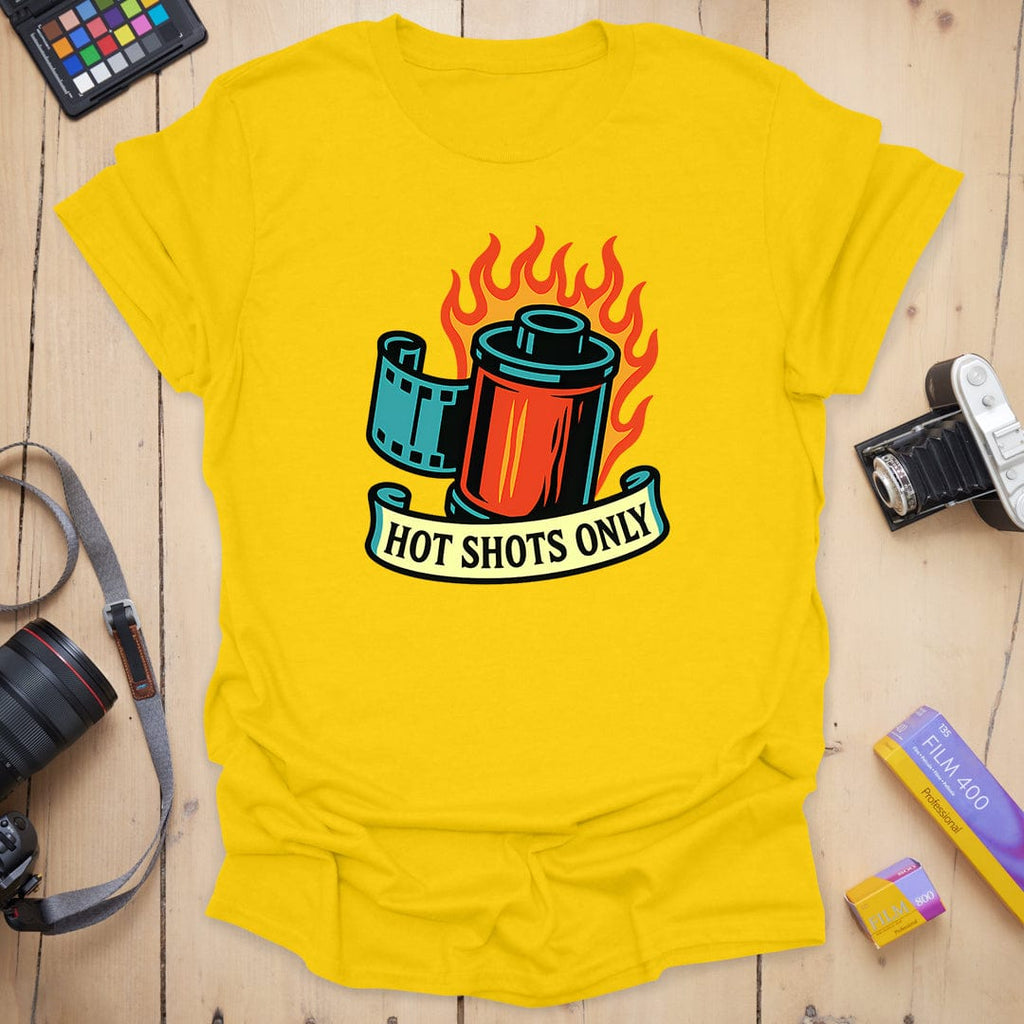 T-Shirt With Bold Colors for Camera Roll Hot Shots