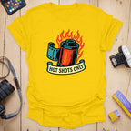 T-Shirt With Bold Colors for Camera Roll Hot Shots