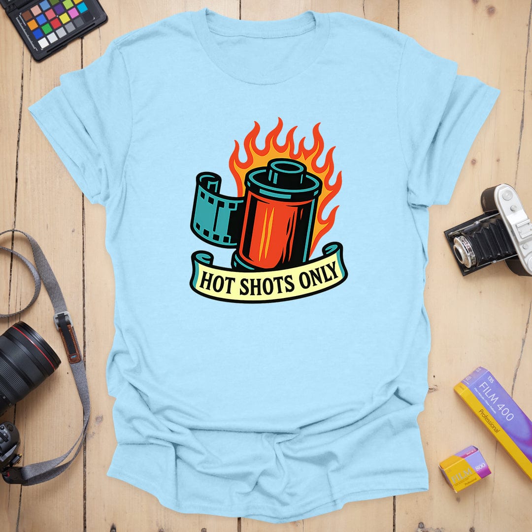 T-Shirt With Bold Colors for Camera Roll Hot Shots