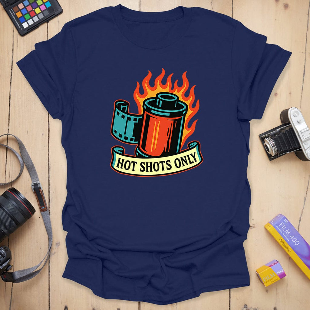 T-Shirt With Bold Colors for Camera Roll Hot Shots