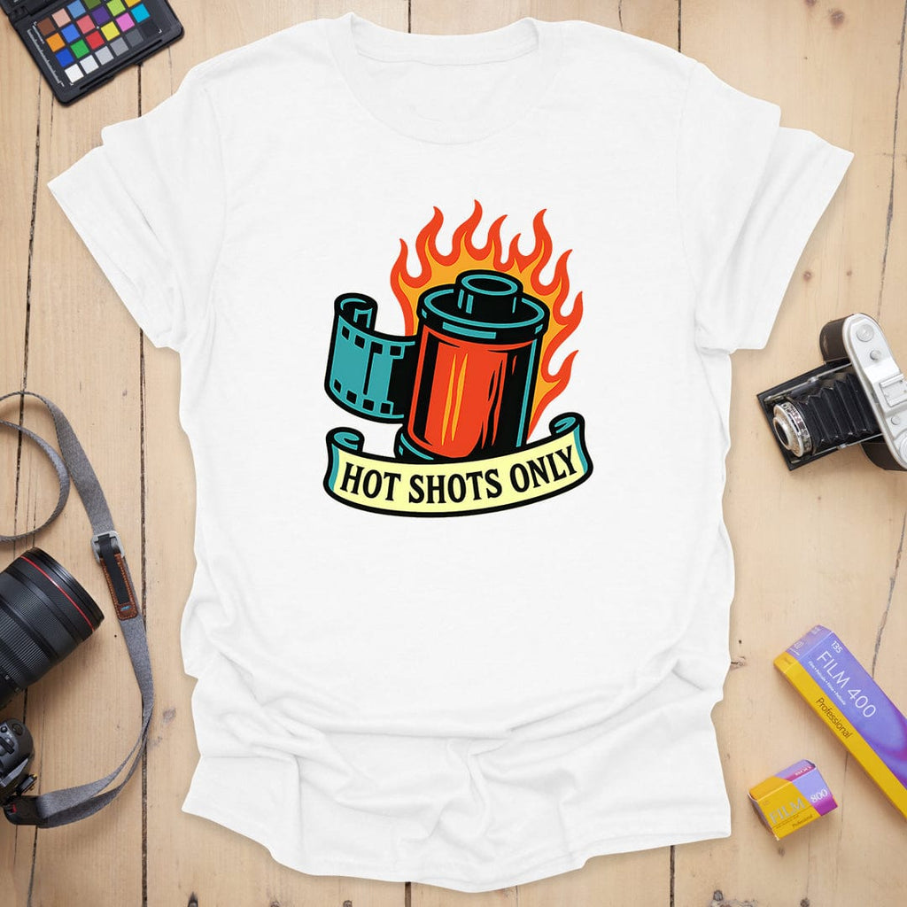 T-Shirt With Bold Colors for Camera Roll Hot Shots