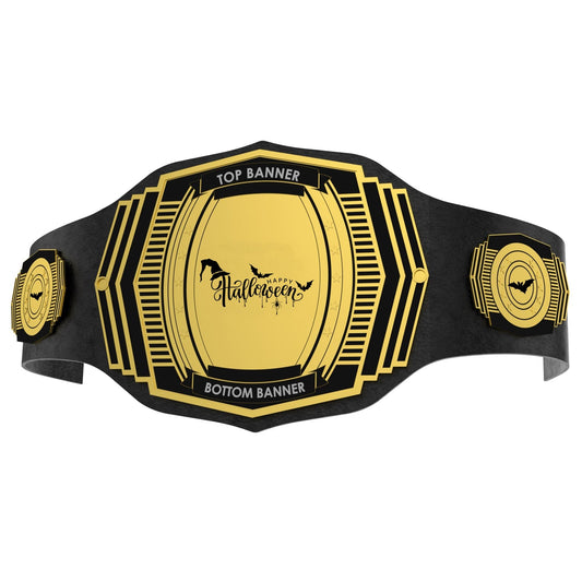 Elegant Halloween Script Championship Belt