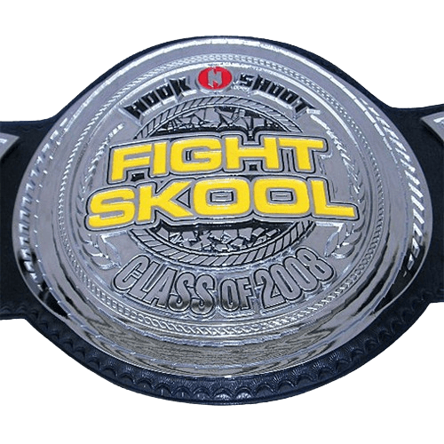 Hook N Shoot Fight Skool Class of 2008 Championship Belt