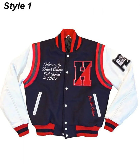 Howard University The Mecca Varsity Jacket - Iconic HBCU Style