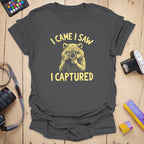 T-Shirt With Camera Critter Photographer Graphic
