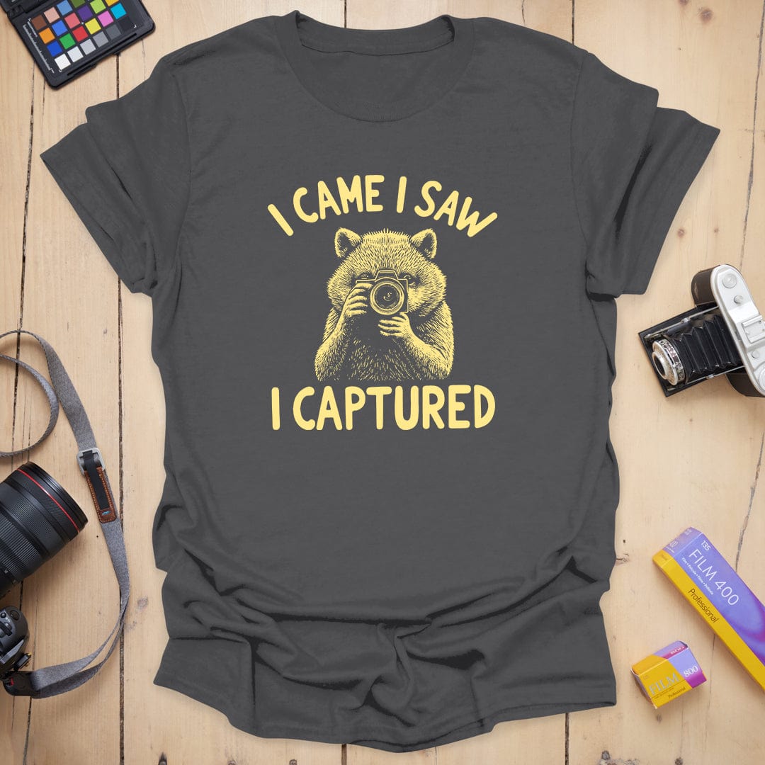 T-Shirt With Camera Critter Photographer Graphic
