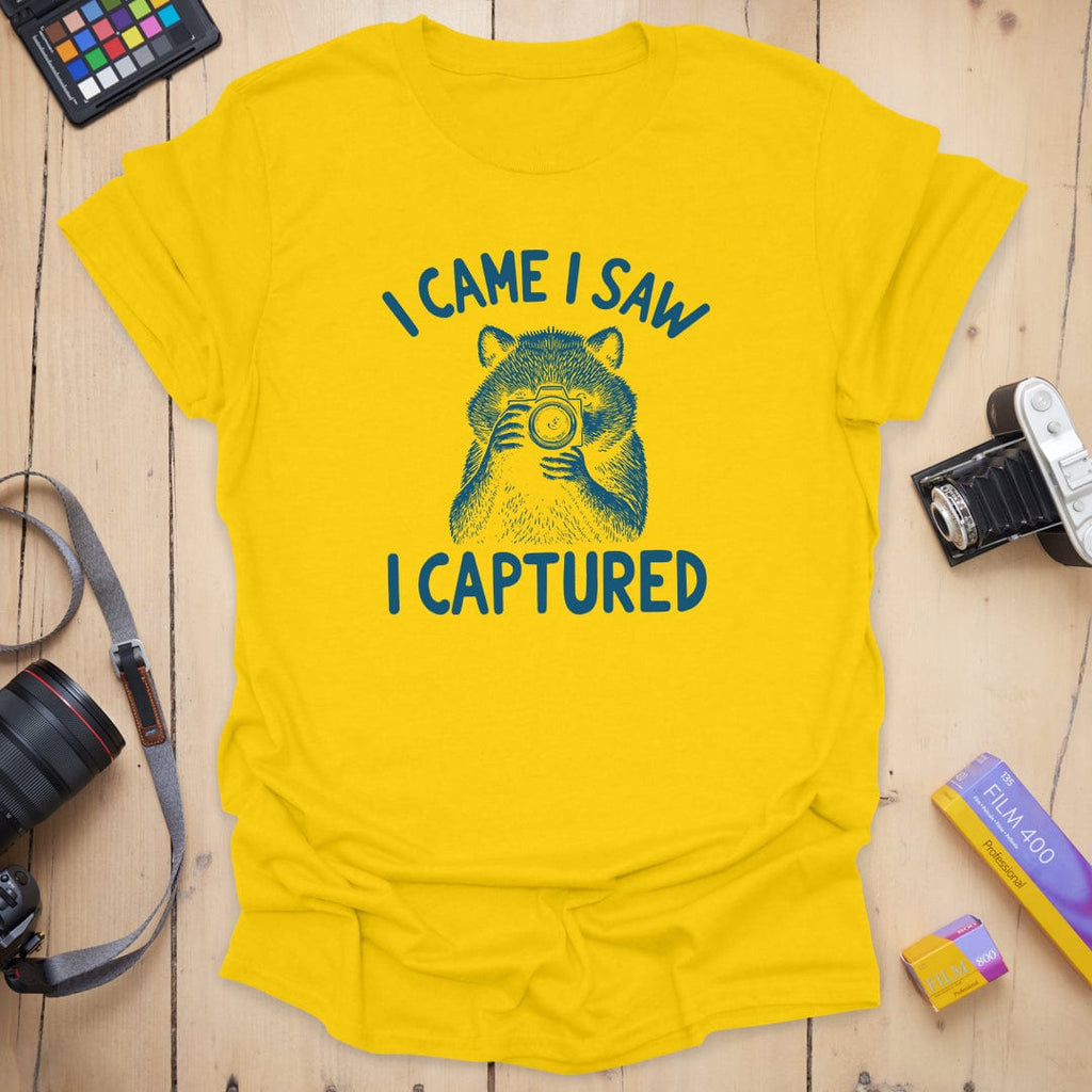 T-Shirt With Camera Critter Photographer Graphic