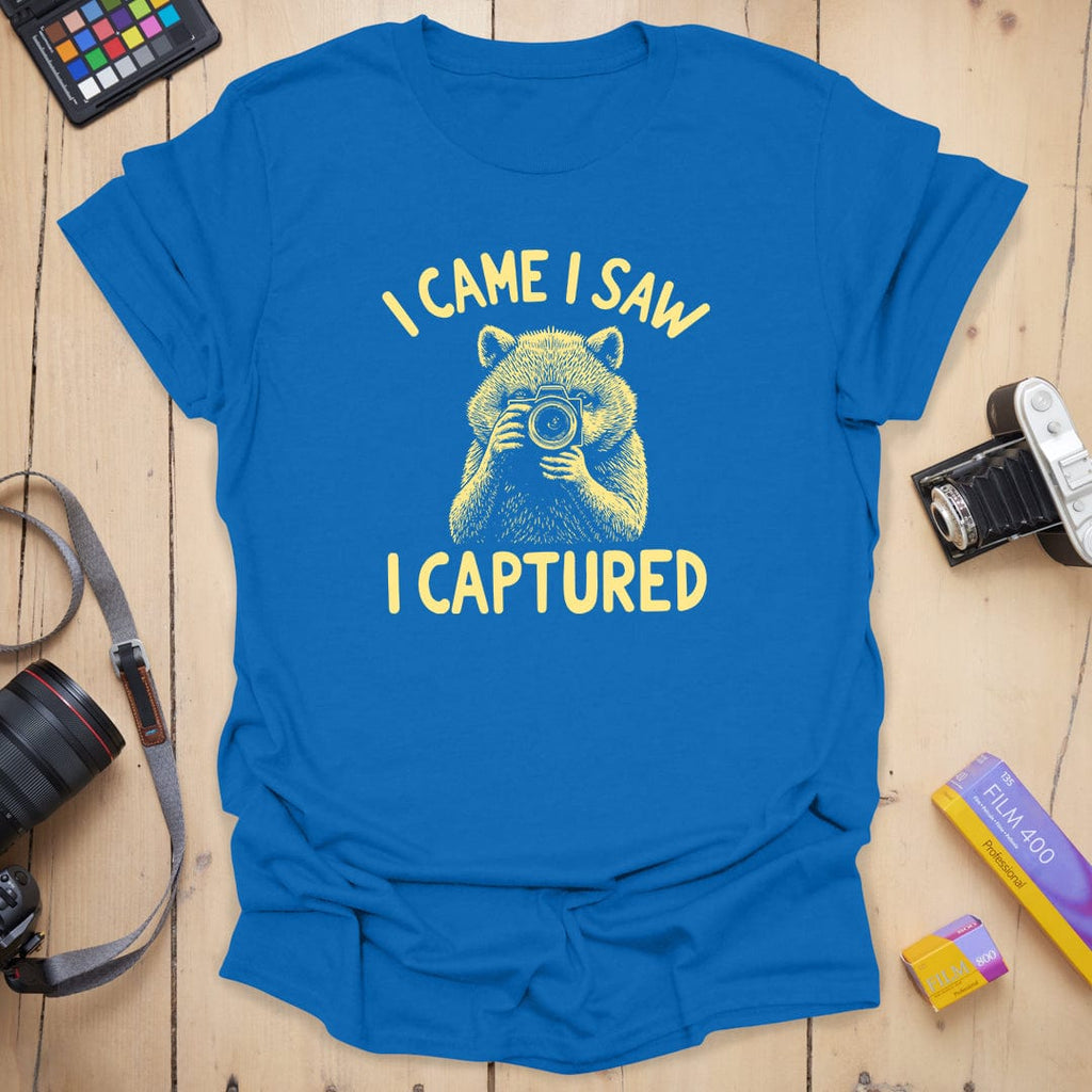 T-Shirt With Camera Critter Photographer Graphic