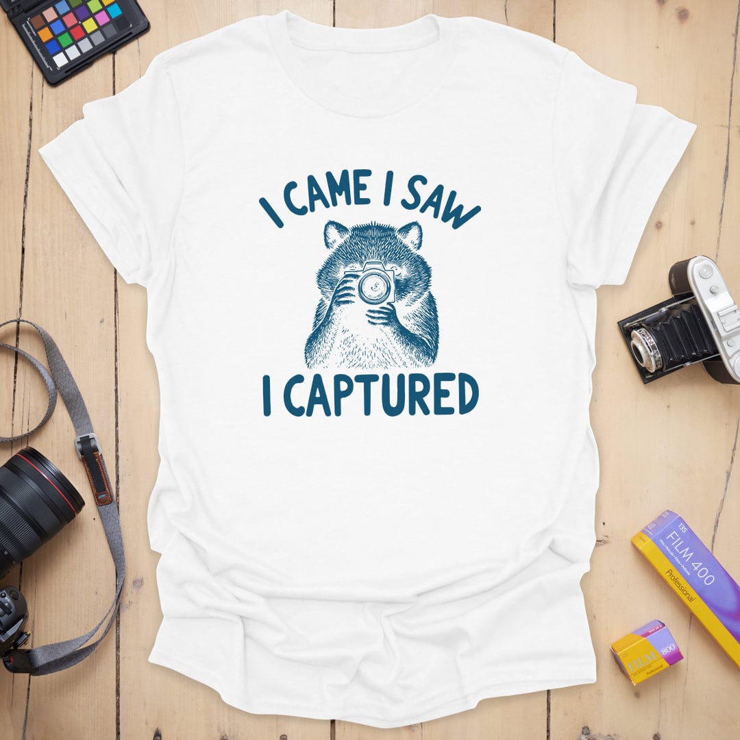 T-Shirt With Camera Critter Photographer Graphic