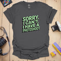 T-Shirt With Photographer Humor and Camera-Ready Style