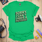 T-Shirt With Photographer Humor and Camera-Ready Style