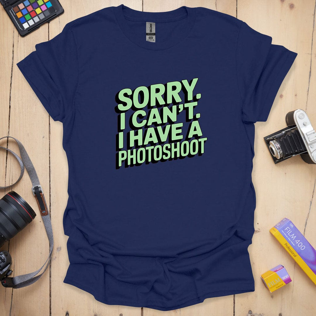 T-Shirt With Photographer Humor and Camera-Ready Style
