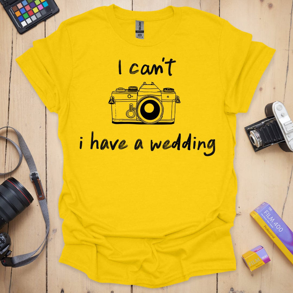 Wedding Photographer T-Shirt for Busy Weekends
