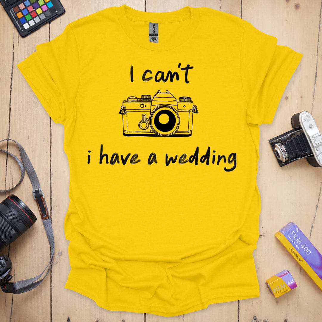 Wedding Photographer T-Shirt for Busy Weekends