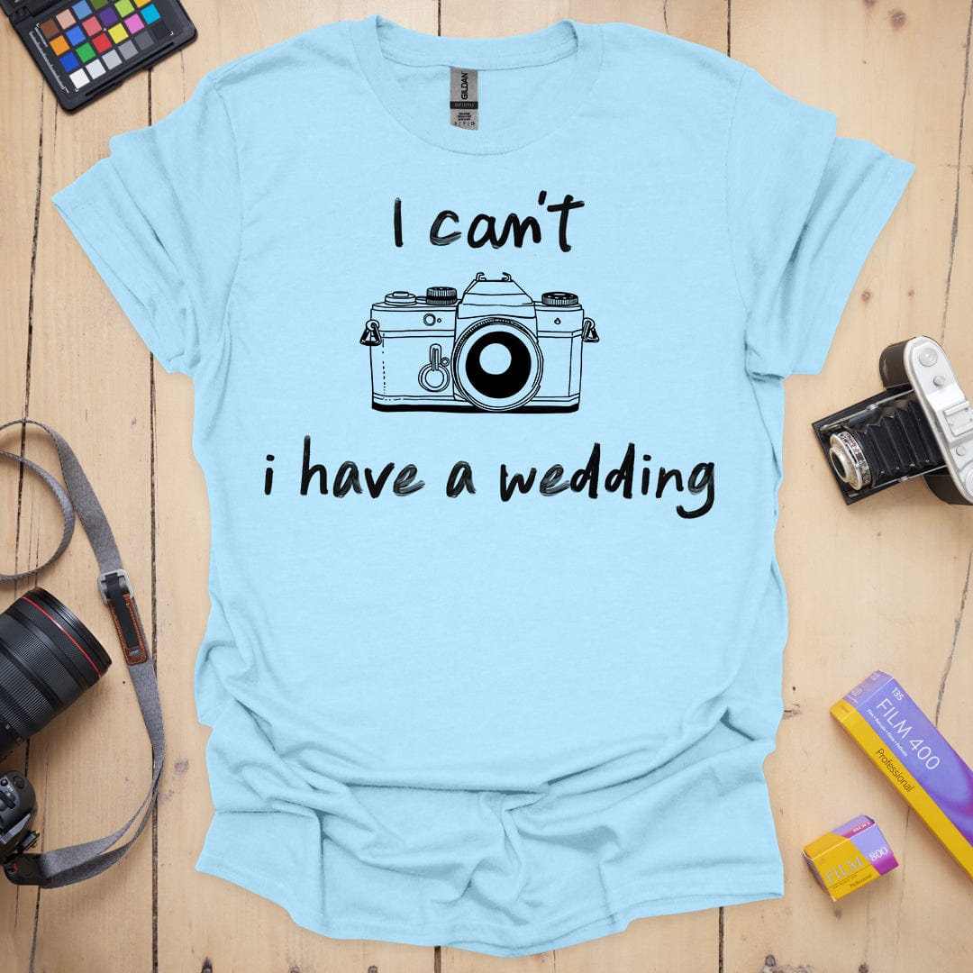 Wedding Photographer T-Shirt for Busy Weekends
