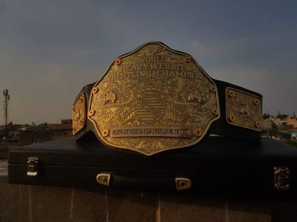 Championship Belt 3D Big Gold Crumrine CNC Made