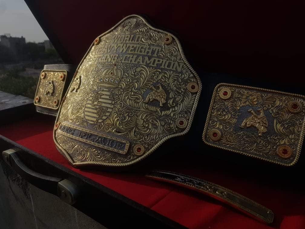 Championship Belt 3D Big Gold Crumrine CNC Made