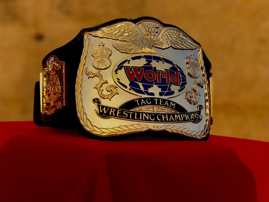 Championship Belt Premium World Tag Team CNC Replica