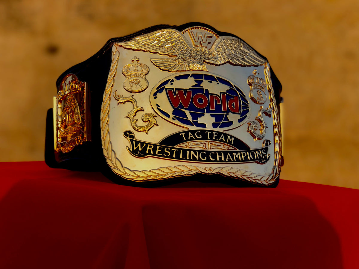 Championship Belt Premium World Tag Team CNC Replica