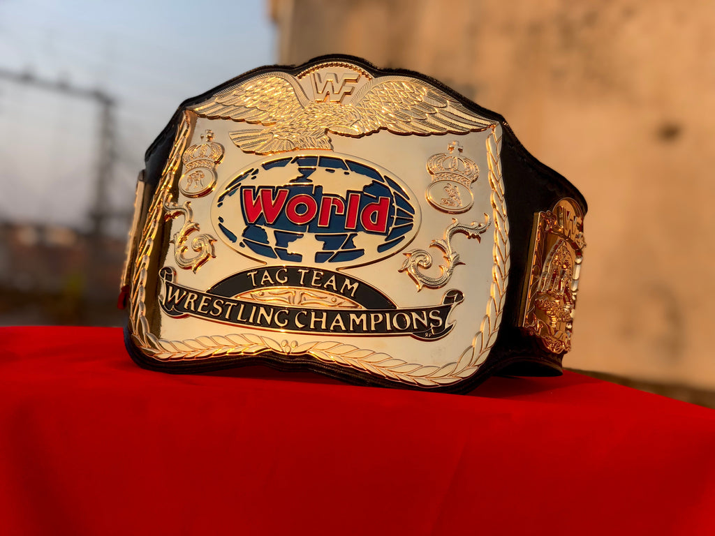 Championship Belt Premium World Tag Team CNC Replica