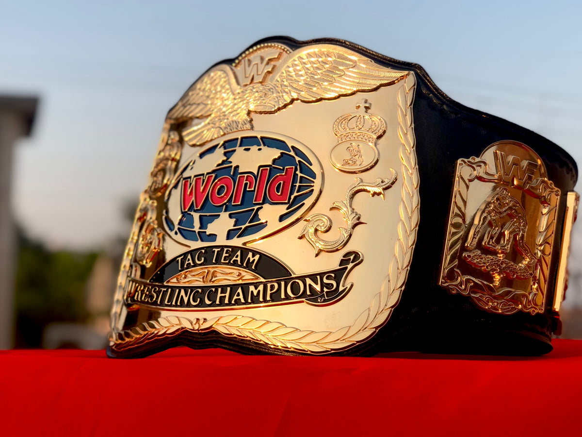 Championship Belt Premium World Tag Team CNC Replica
