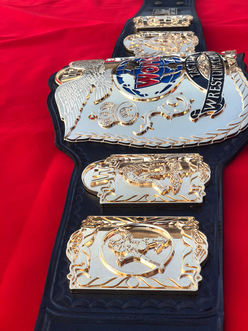 Championship Belt Premium World Tag Team CNC Replica