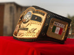 Championship Belt Premium Domed Globe CNC NWA Replica