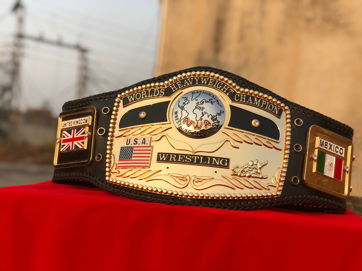 Championship Belt Premium Domed Globe CNC NWA Replica