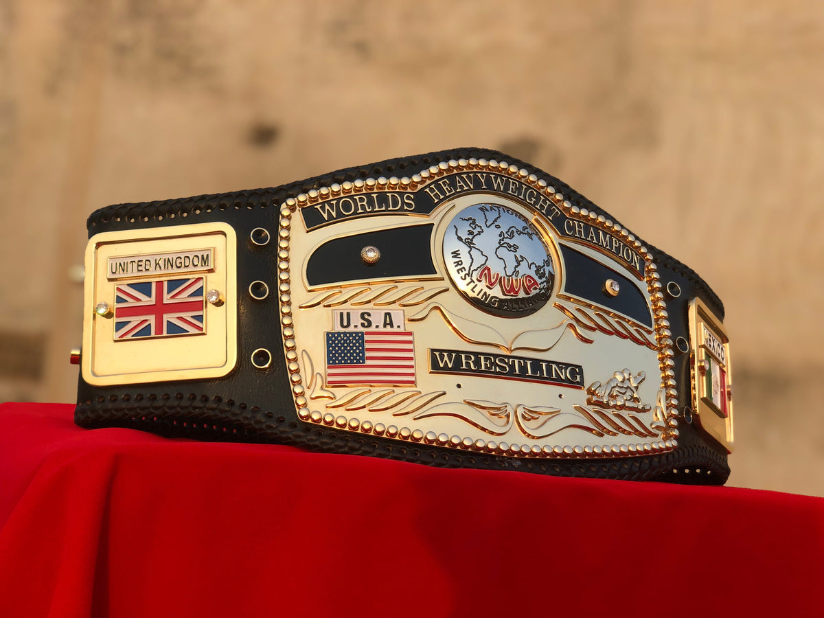Championship Belt Premium Domed Globe CNC NWA Replica