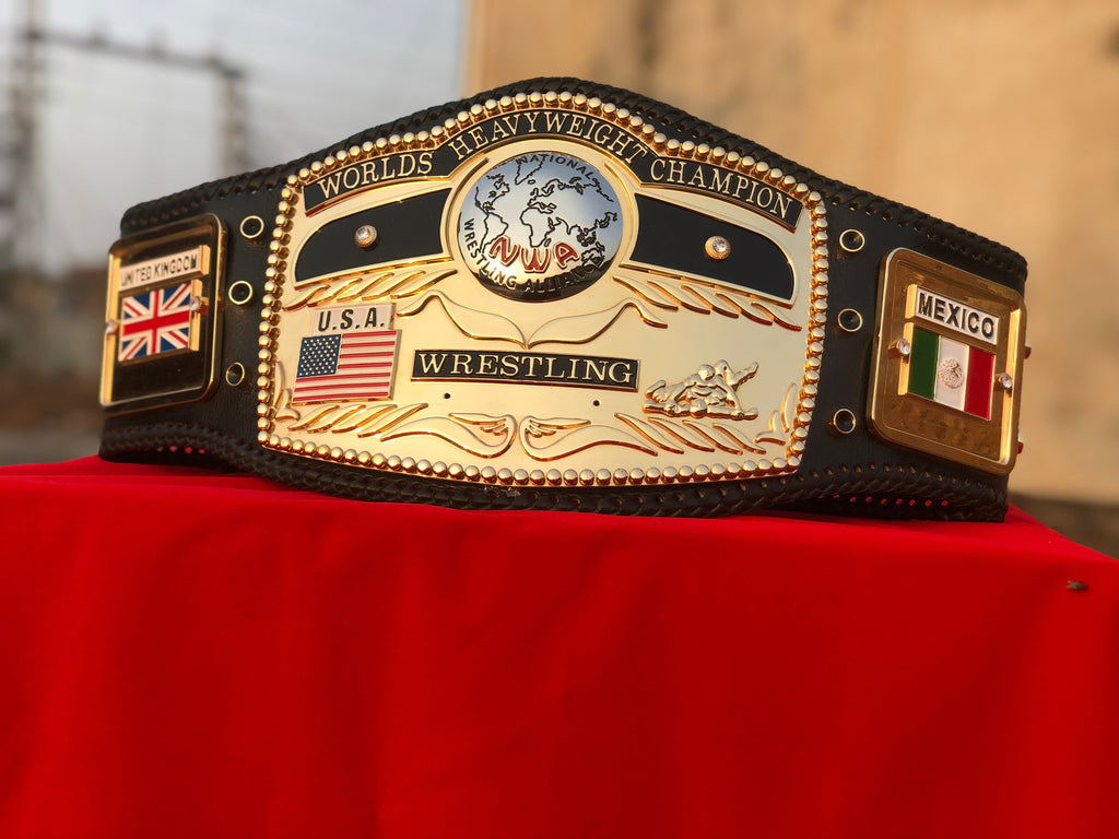 Championship Belt Premium Domed Globe CNC NWA Replica