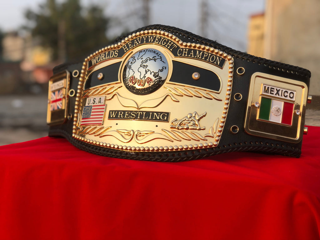 Championship Belt Premium Domed Globe CNC NWA Replica