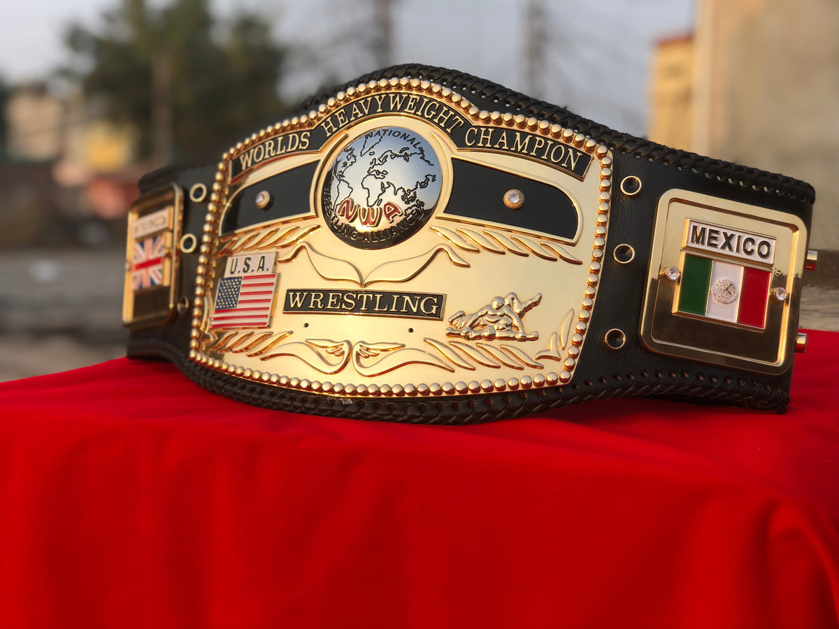 Championship Belt Premium Domed Globe CNC NWA Replica