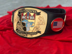 Championship Belt With Custom 24K Gold CNC Plates
