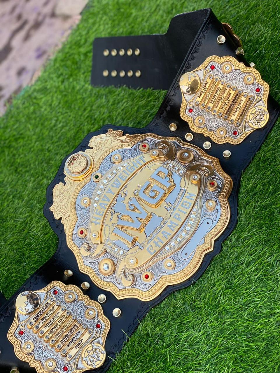 IWGP Heavyweight V4 Belt With CNC Etched Plates