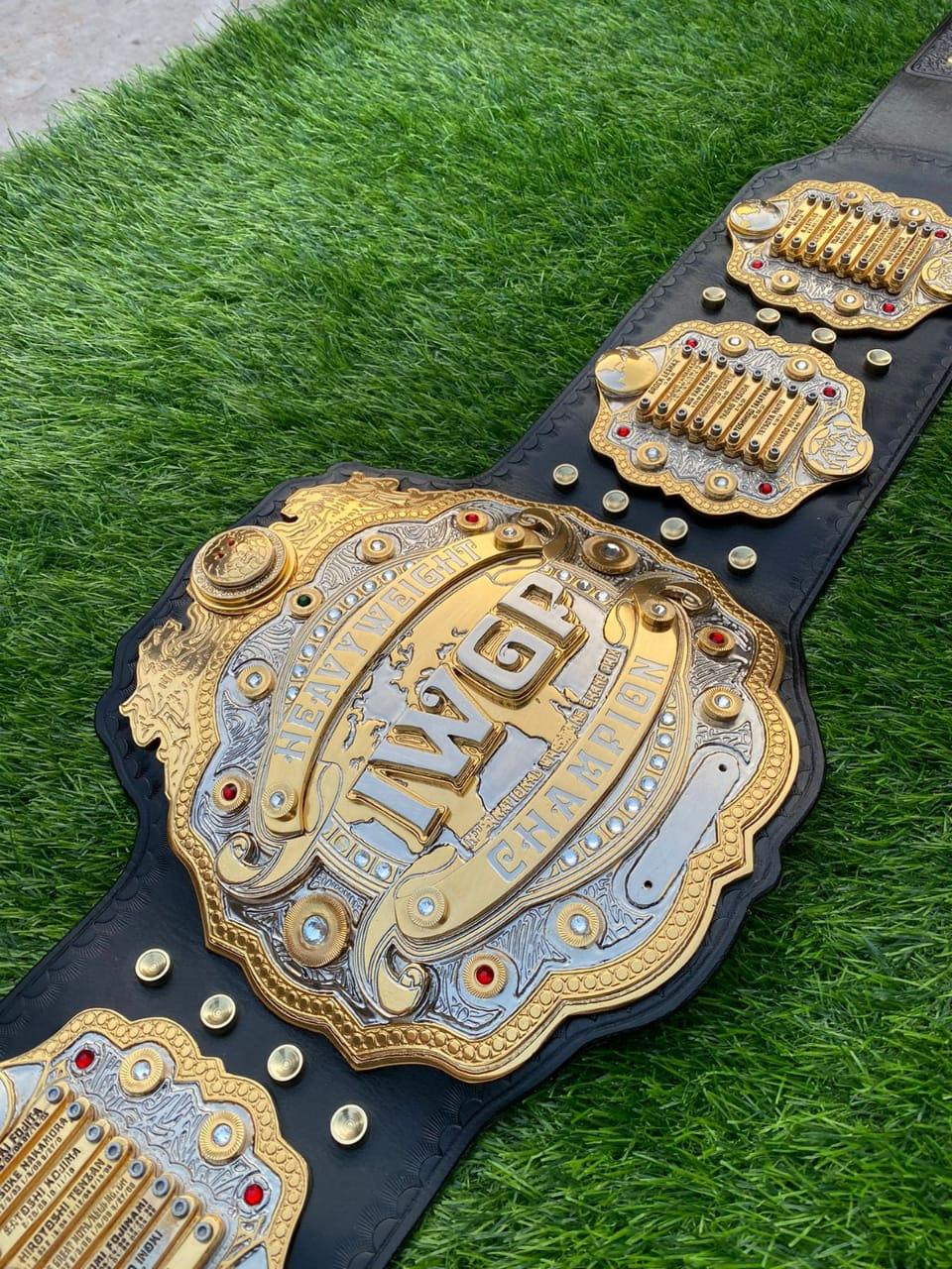 IWGP Heavyweight V4 Belt With CNC Etched Plates