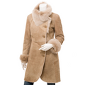 Women's Beige Toscana Shearling Coat – Lubbock