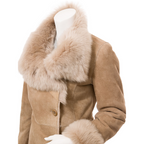 Women's Beige Toscana Shearling Coat – Lubbock