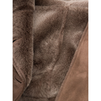 Shearling Coat: Brown Toscana Lubbock