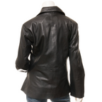 Leather Blazer in Black Sheep Nappa – Lufkin
