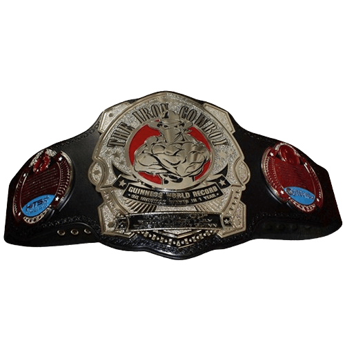 Iron Cowboy Guinness World Record Championship Belt