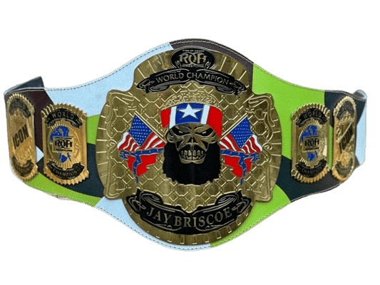 Jay Briscoe ROH world Heavyweight Championship Wrestling Title Belt