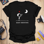 T-Shirt With Moonlight Photography Design