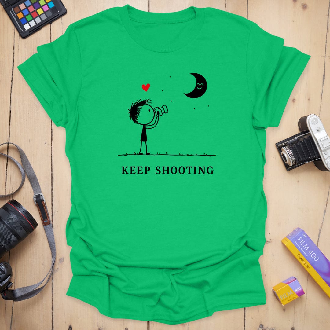 T-Shirt With Moonlight Photography Design
