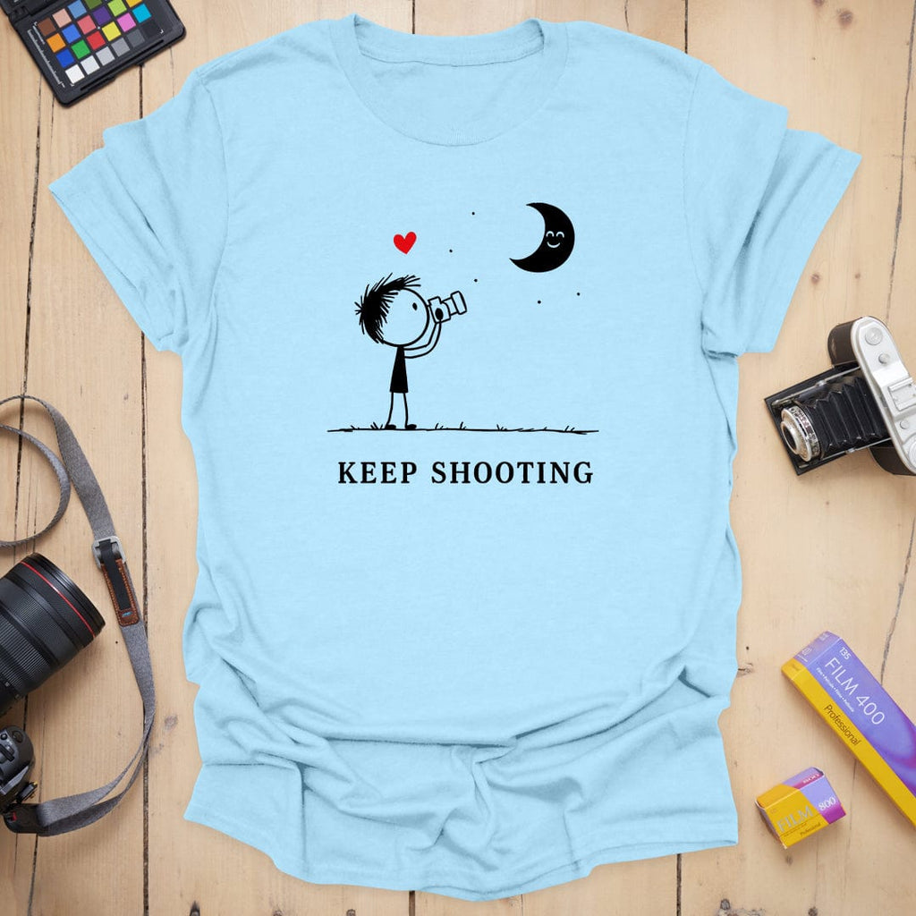 T-Shirt With Moonlight Photography Design