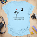 T-Shirt With Moonlight Photography Design