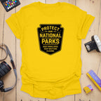 T-Shirt With National Park Photography Message