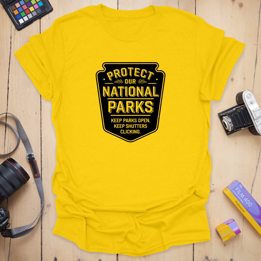 T-Shirt With National Park Photography Message